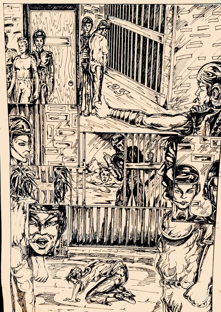 raw comics - purple sky